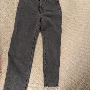 Madewell Women's Charcoal Straight Leg Jeans